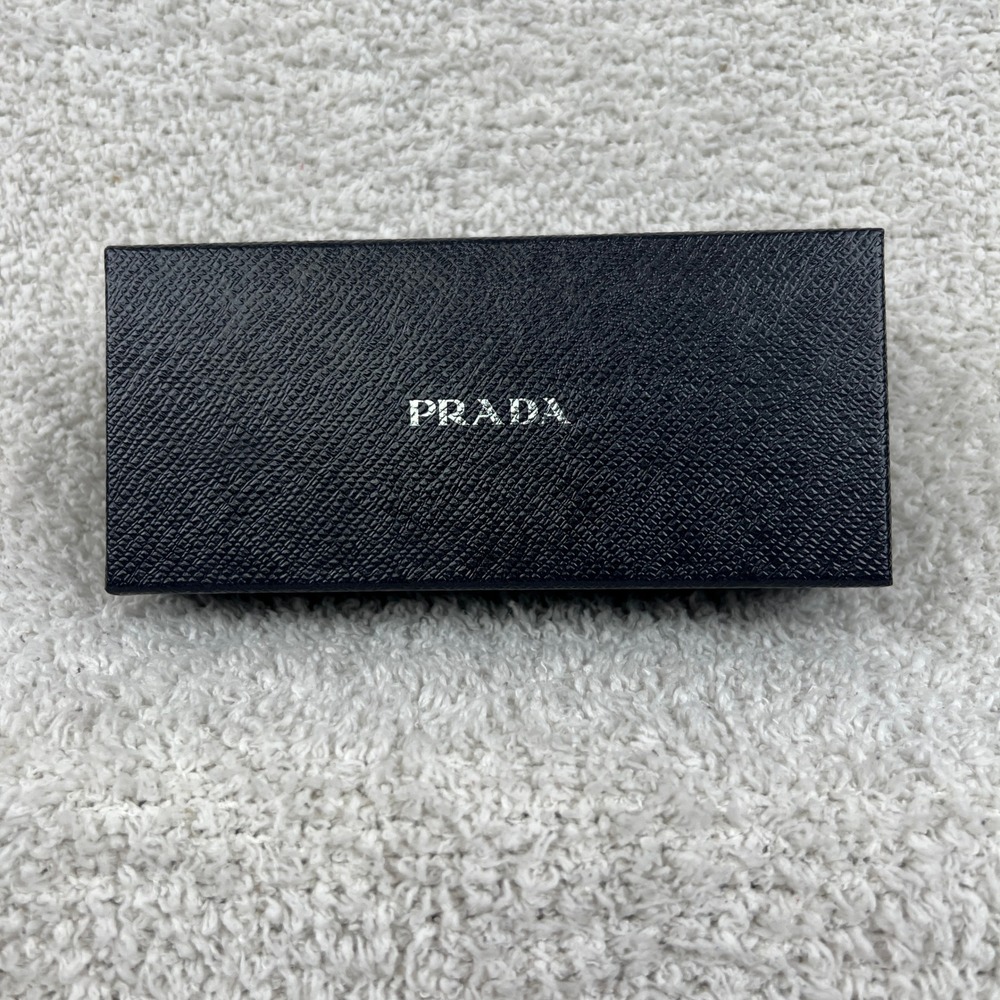 Prada Linea Rossa PS54IS Black Aviator Sport Sunglasses Grey Lens w/ Case Italy
